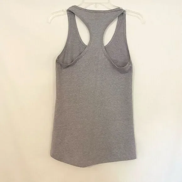 Grey Racerback Tank Top size M. Never more Raven - Picture 2 of 2